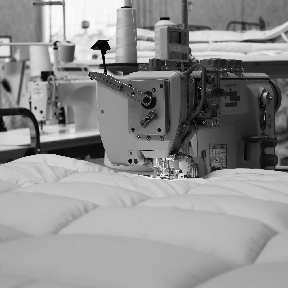 Baumwolle-Auflage, kbA Perkalbezug mit Eckgummi GOTS