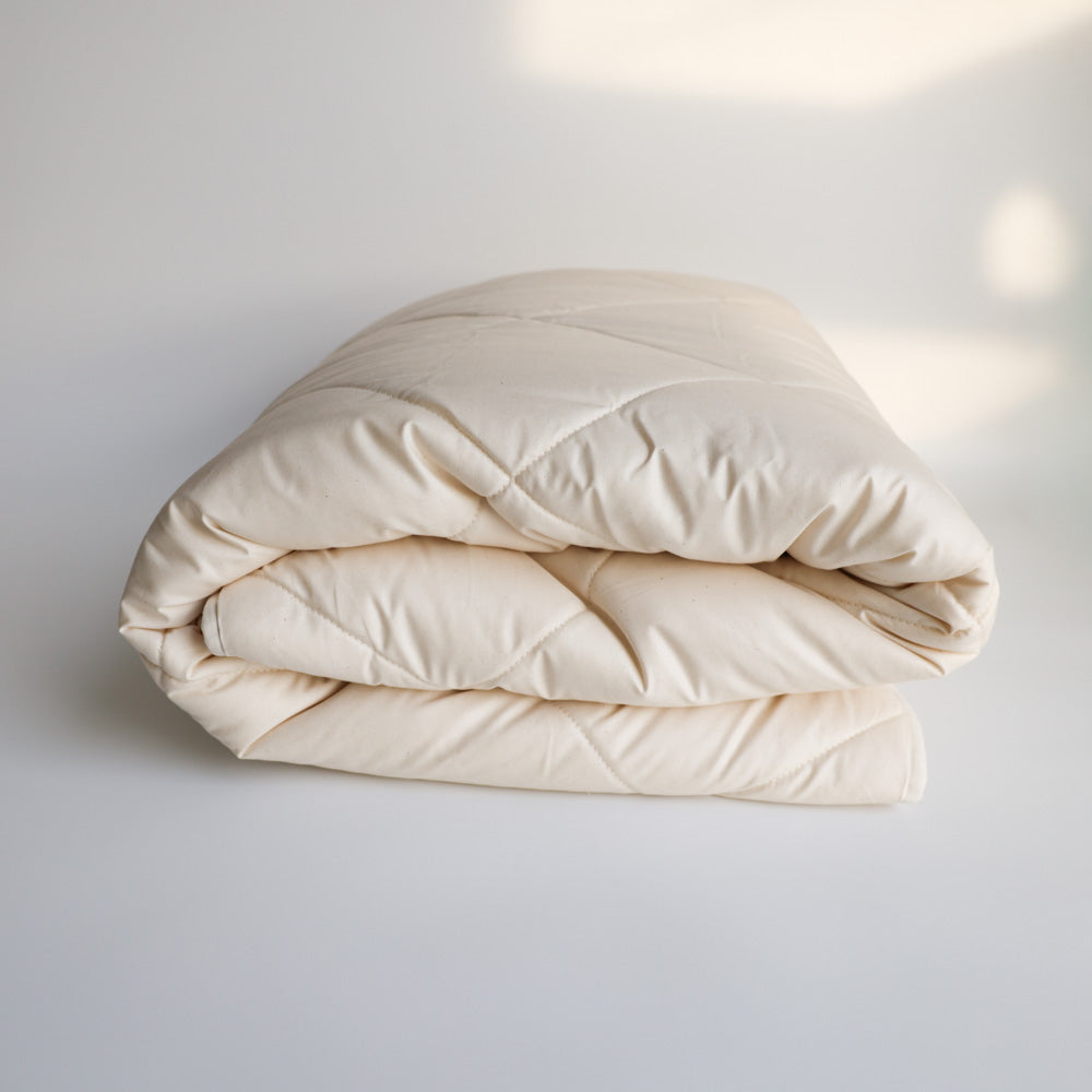 Alpaka-Winter-Bettdecke mit kbA Batistbezug BIO