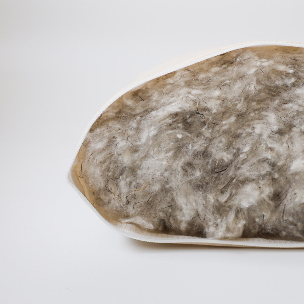 Hanfvlies-Kopfkissen mit Steppbezug BIO GOTS