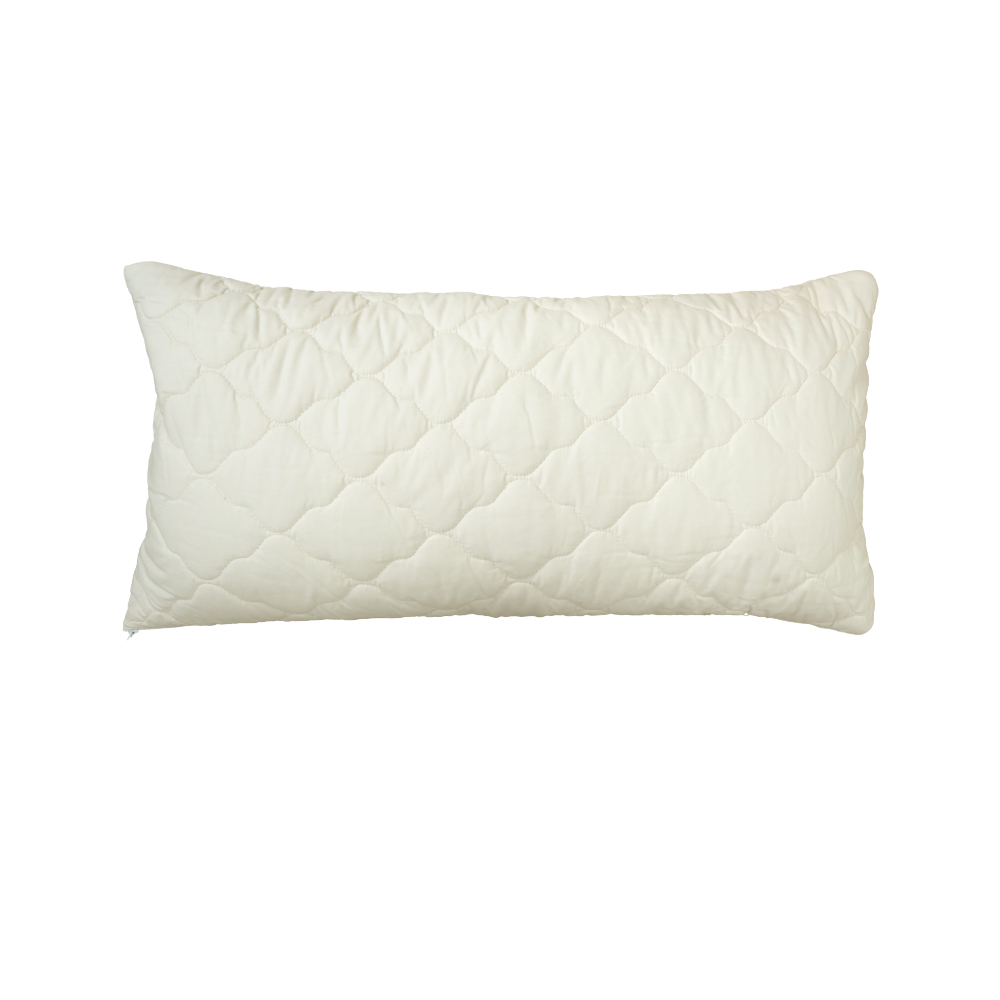 Alpakavlies-Kopfkissen mit Steppbezug BIO