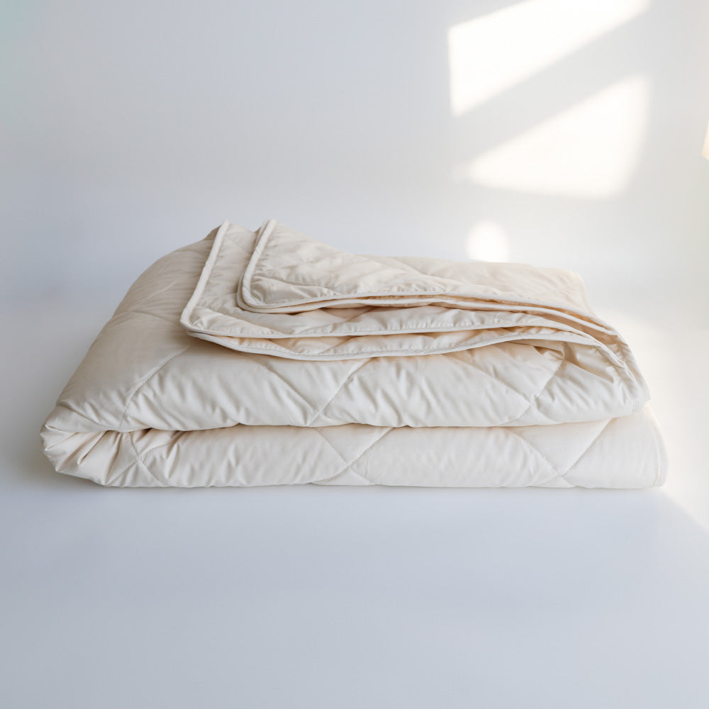 Alpaka-Leicht-Bettdecke mit kbA Batistbezug BIO